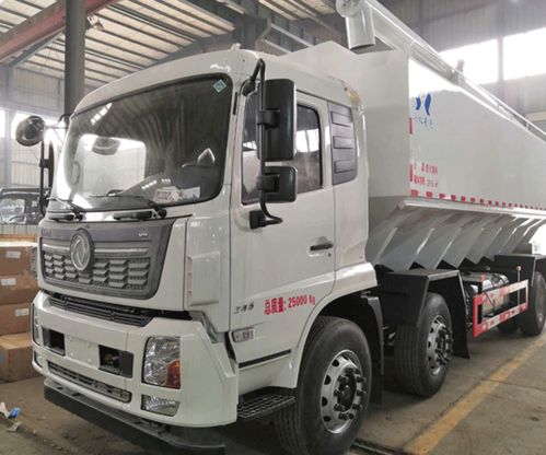 液壓散裝飼料運輸車 現代農業高效飼養的物流利器